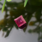 Fissure Filled Ruby Square Gemstone 0.90 Ct.