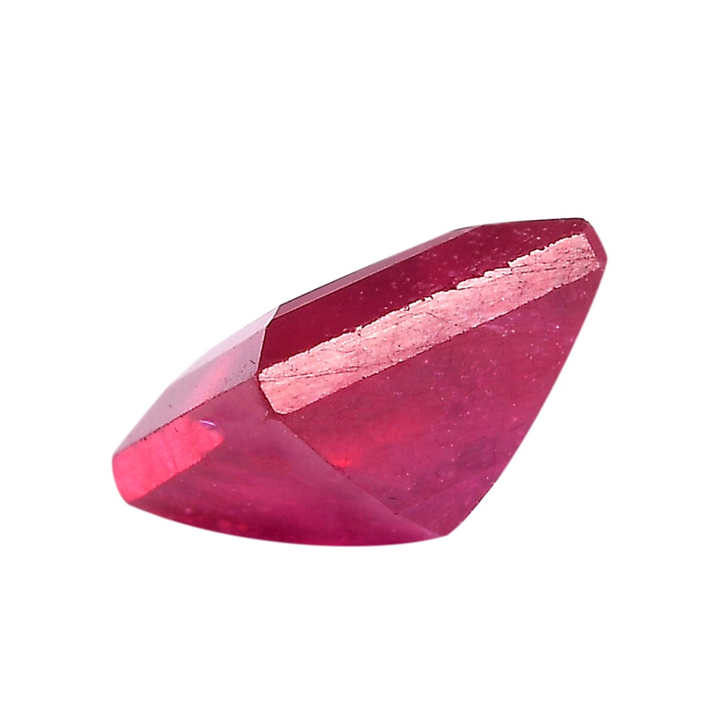 Fissure Filled Ruby Square Gemstone 0.90 Ct.