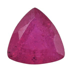 Fissure Filled Ruby Trillion Gemstone 0.42 Ct.