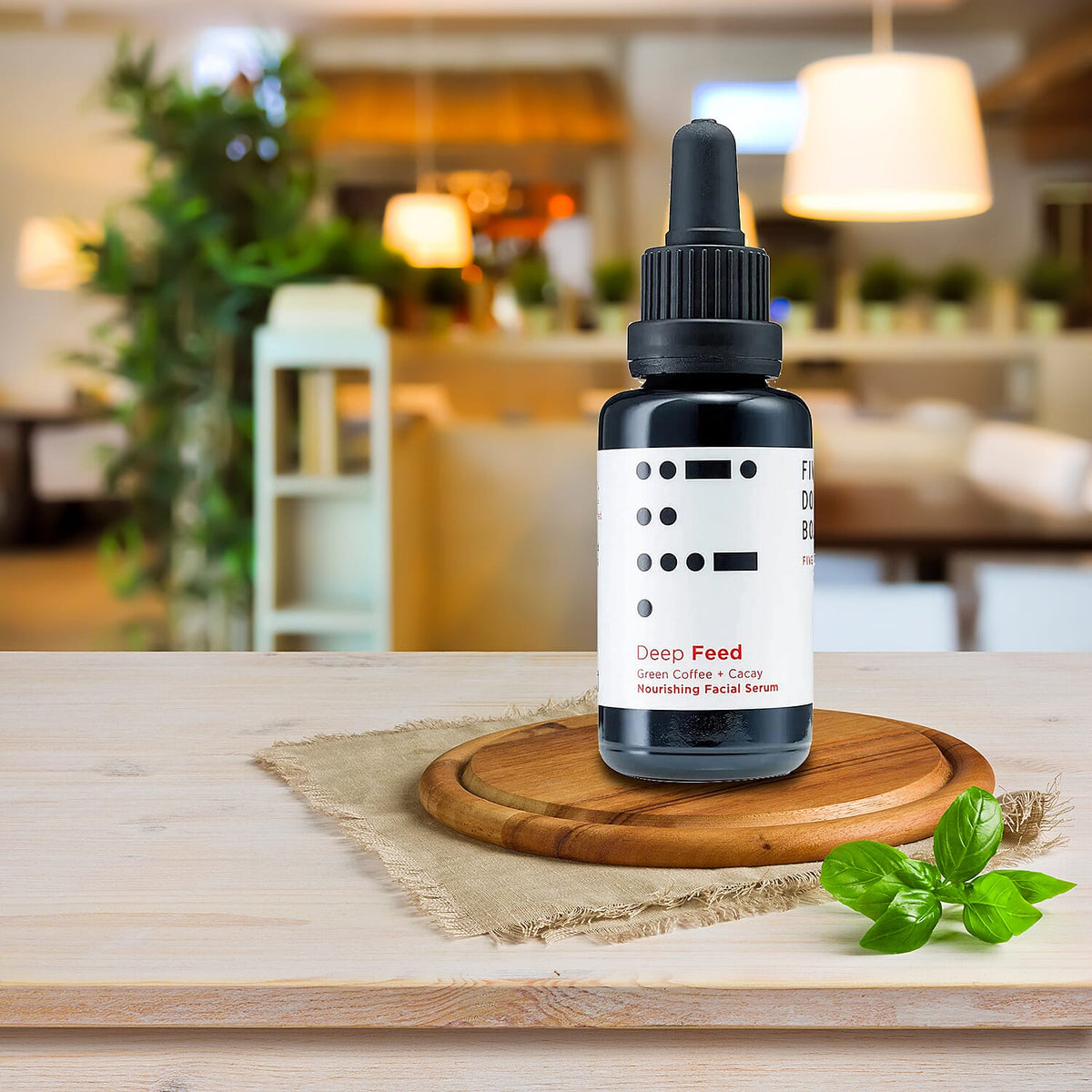 Five Dot Botanics- Deep Feed Green Coffee - Cacay Nourishing Facial Serum 30ml 7187959 3
