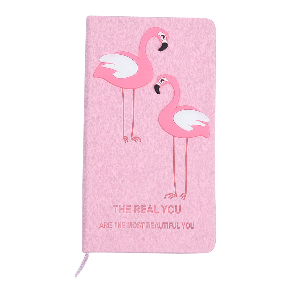 Flamingo Pattern Journal Notebook with 10 Stencils and a Pen 7317089 1