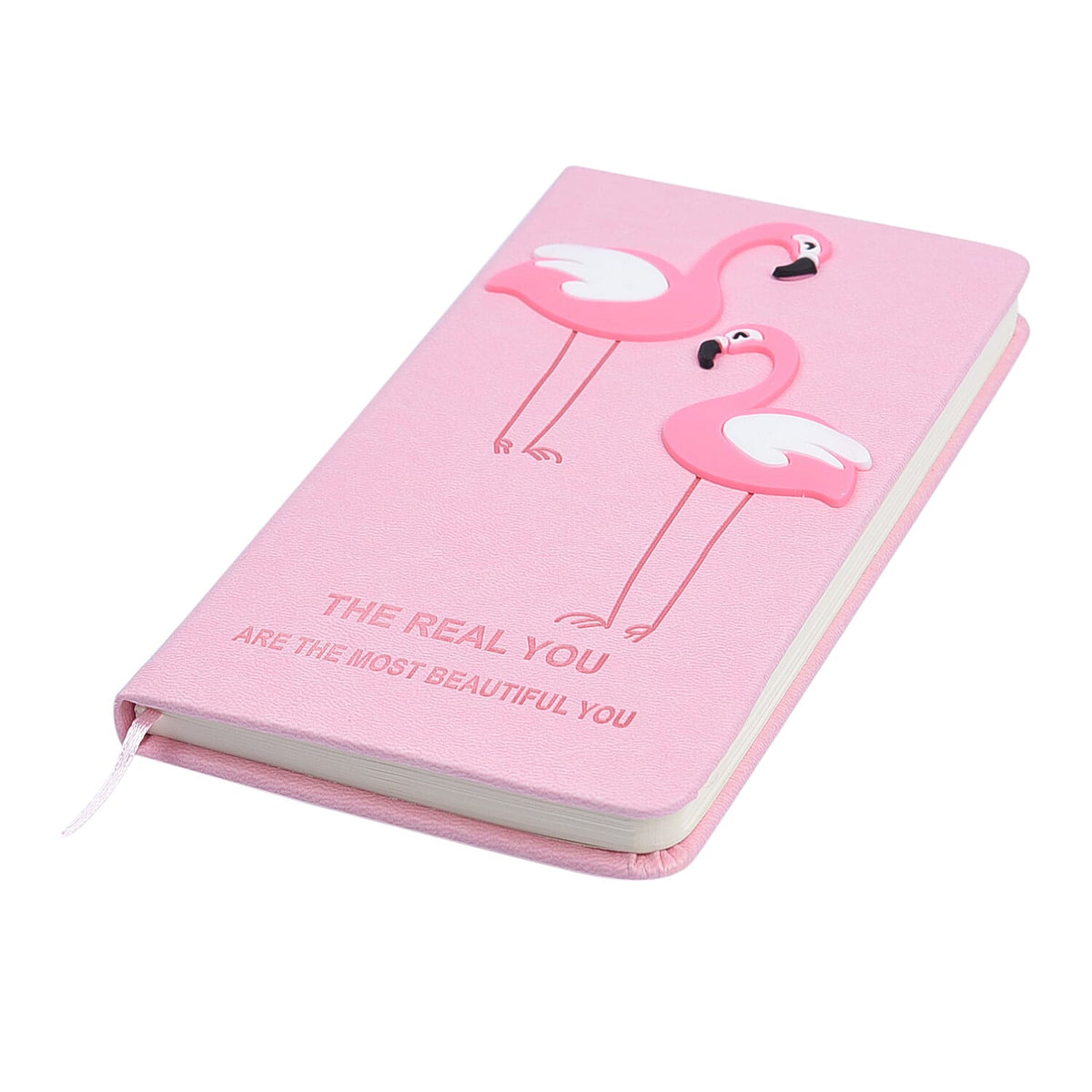 Flamingo Pattern Journal Notebook with 10 Stencils and a Pen 7317089 2