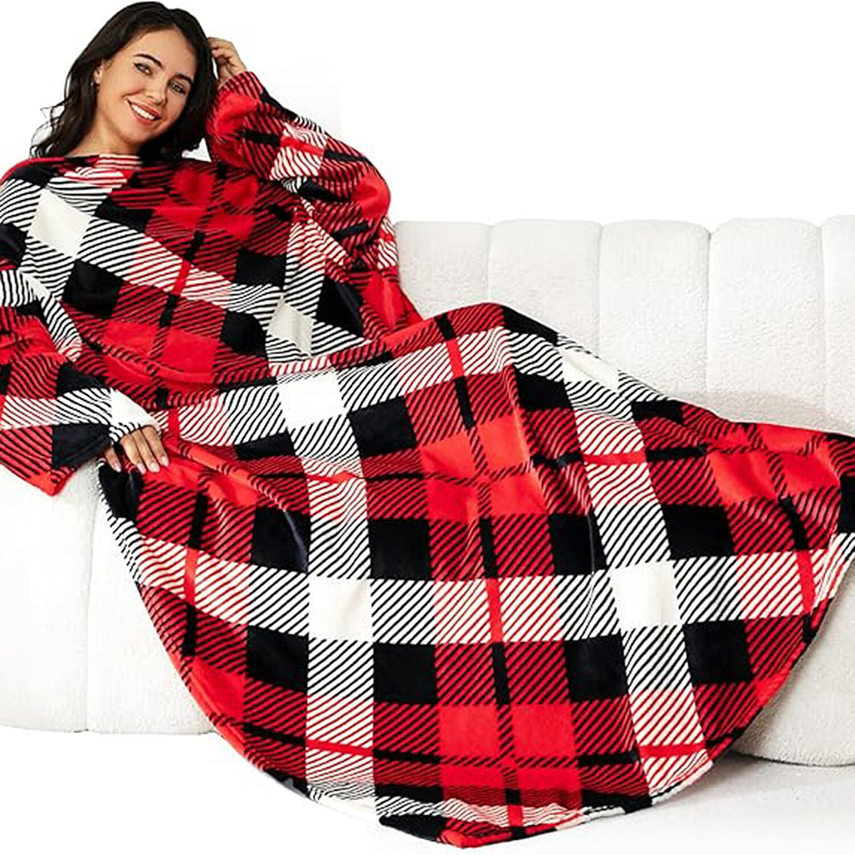 Luxury Super Soft Blanket with Sleeves 7828572 0