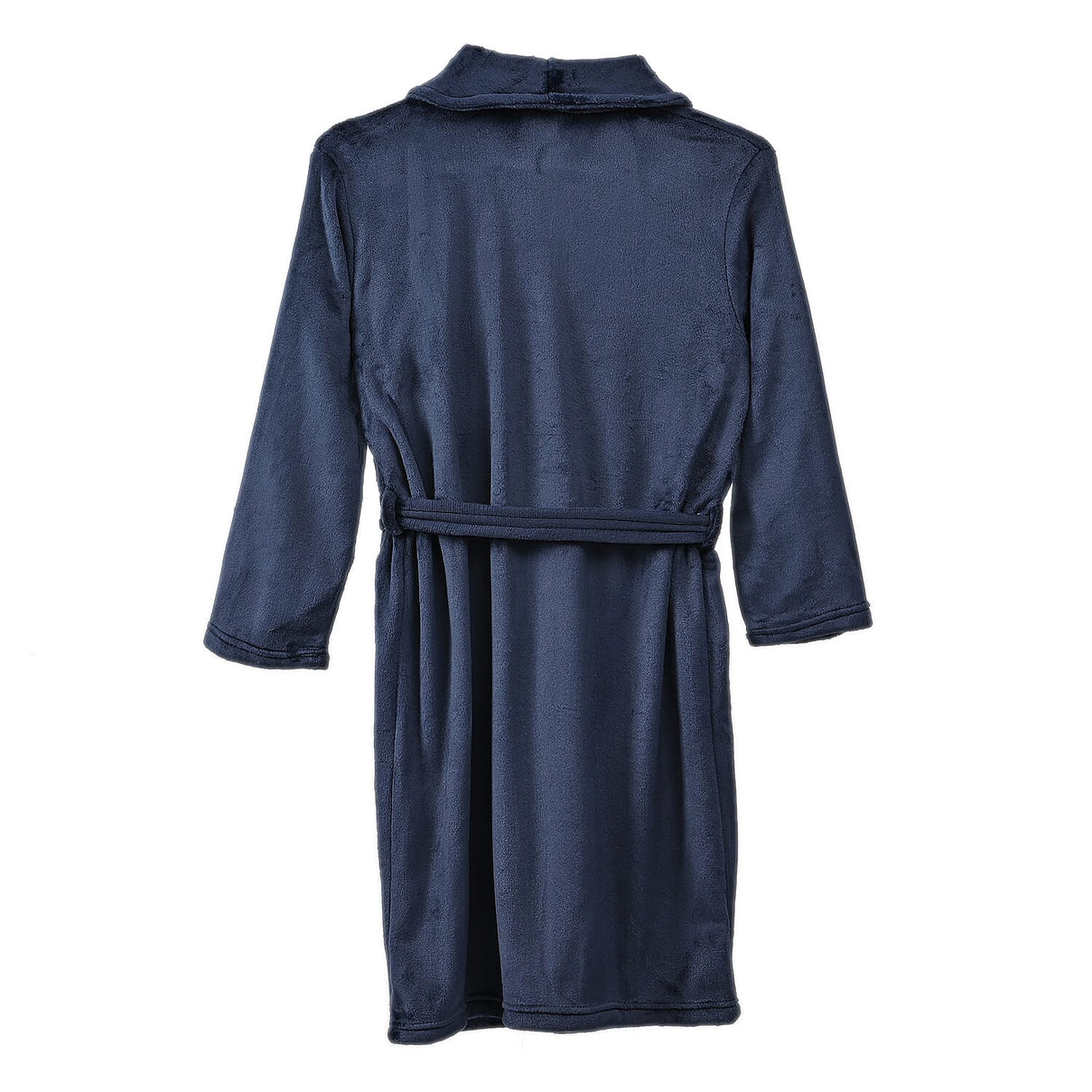 Styled By Supersoft Fleece Dressing Gown with Pockets (Size L-XL) - Navy 8244031 5