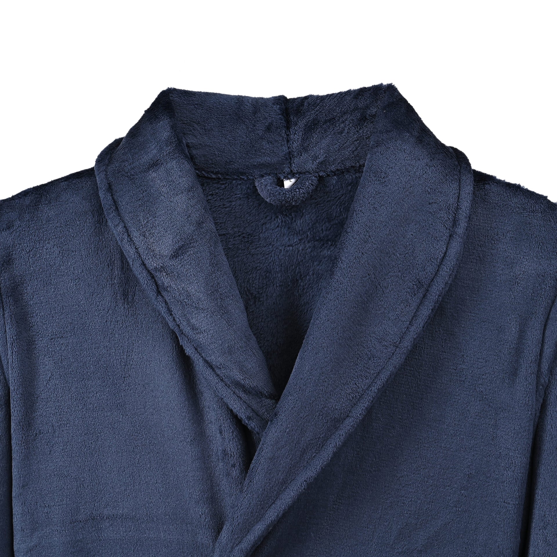 Styled By Supersoft Fleece Dressing Gown with Pockets (Size L-XL) - Navy 8244031 6