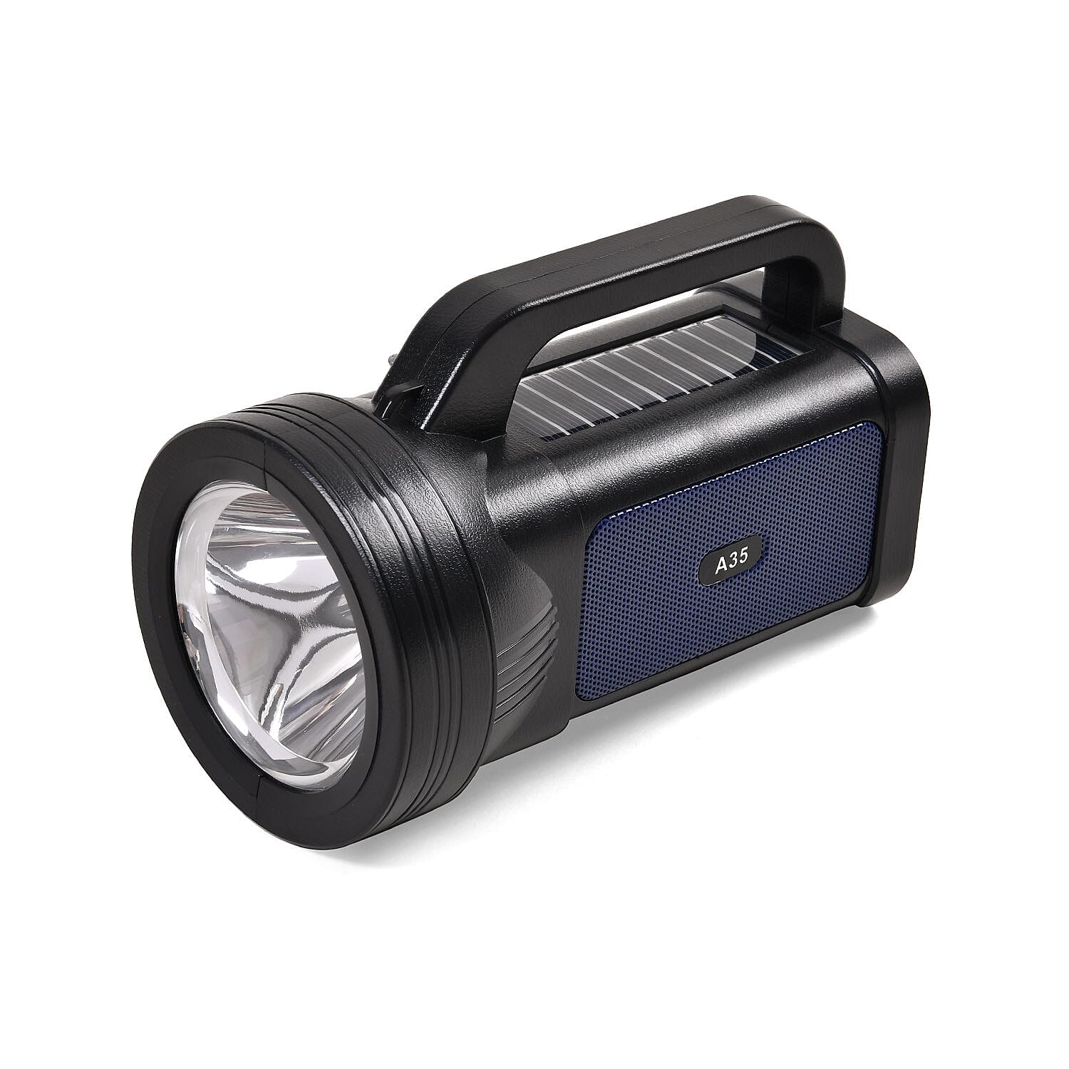 Rechargeable and Portable Multi-Functional Flashlight with Bluetooth Speaker - Blue 7626973 2