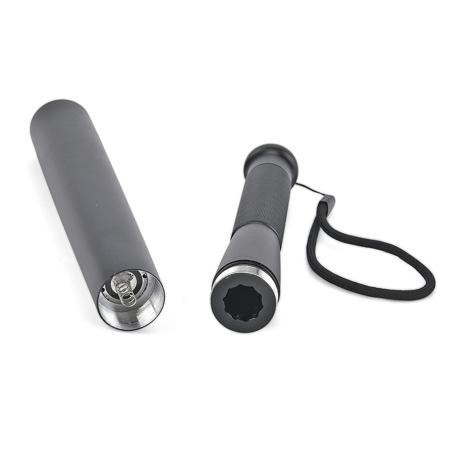Aluminum LED Hand-Held LED Torch with 3 Lighting Modes (Battery 3xAAA Not Inc.) - Black 7755563 3