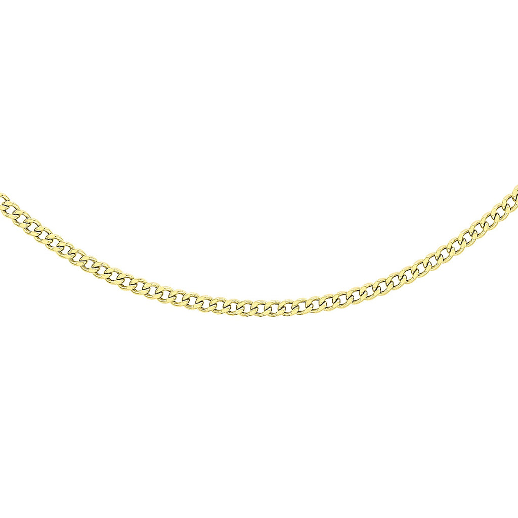 9K Yellow Gold  Chain (Size - 18),  Gold Wt. 1.9 Gms