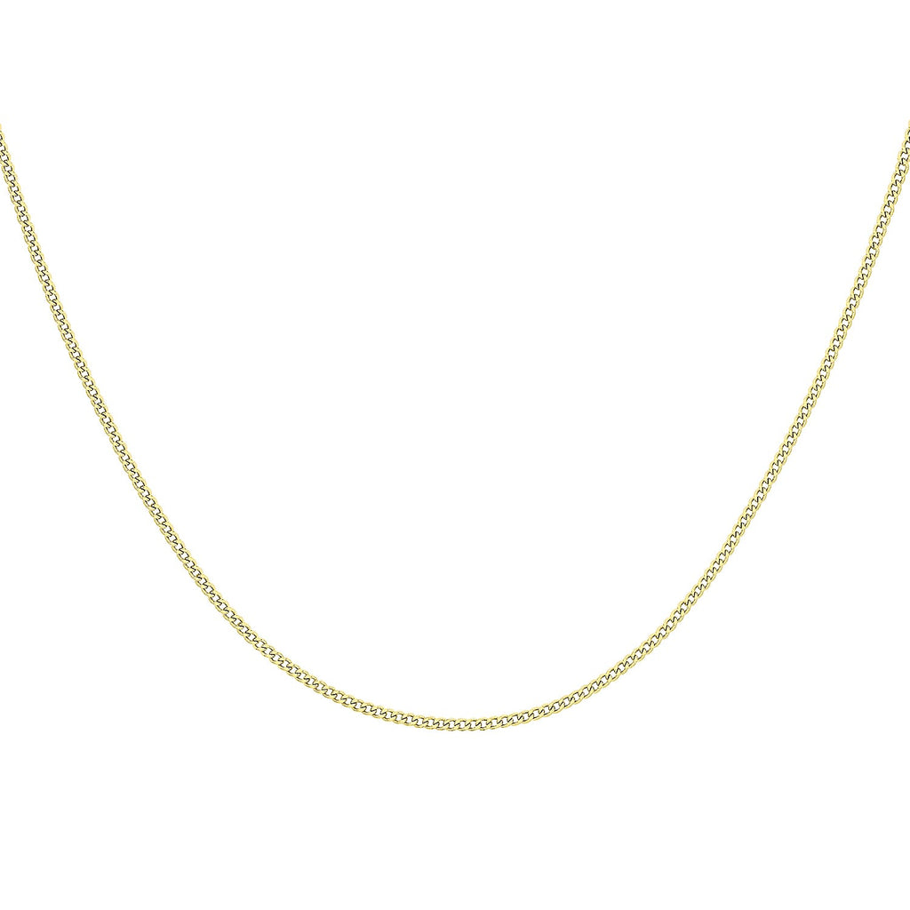 9K Yellow Gold  Chain (Size - 18),  Gold Wt. 1.9 Gms