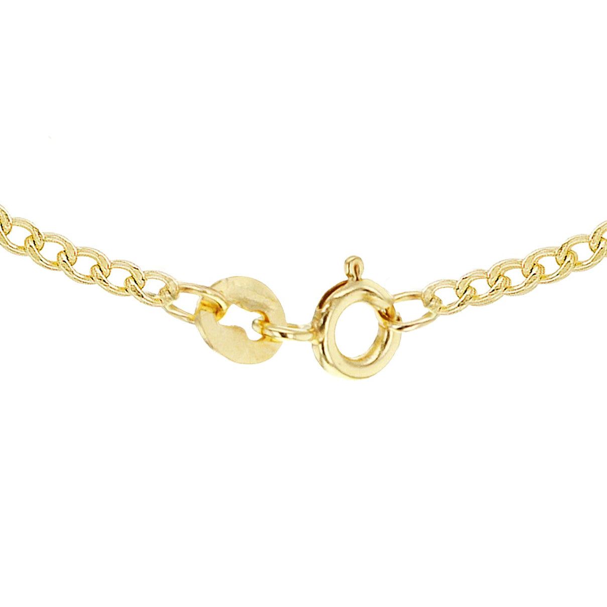 Flat Curb Chain 20 Inch in 9K Yellow Gold 7577500 2