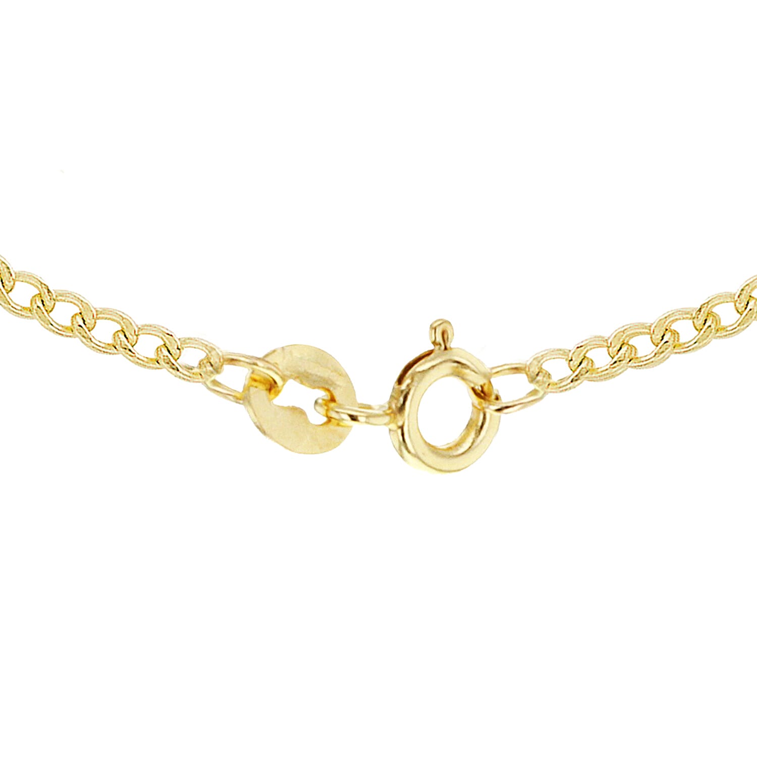 Flat Curb Chain 20 Inch in 9K Yellow Gold 7577500 2