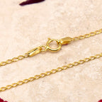 9K Yellow Gold  Chain (Size - 20),  Gold Wt. 1.3 Gms