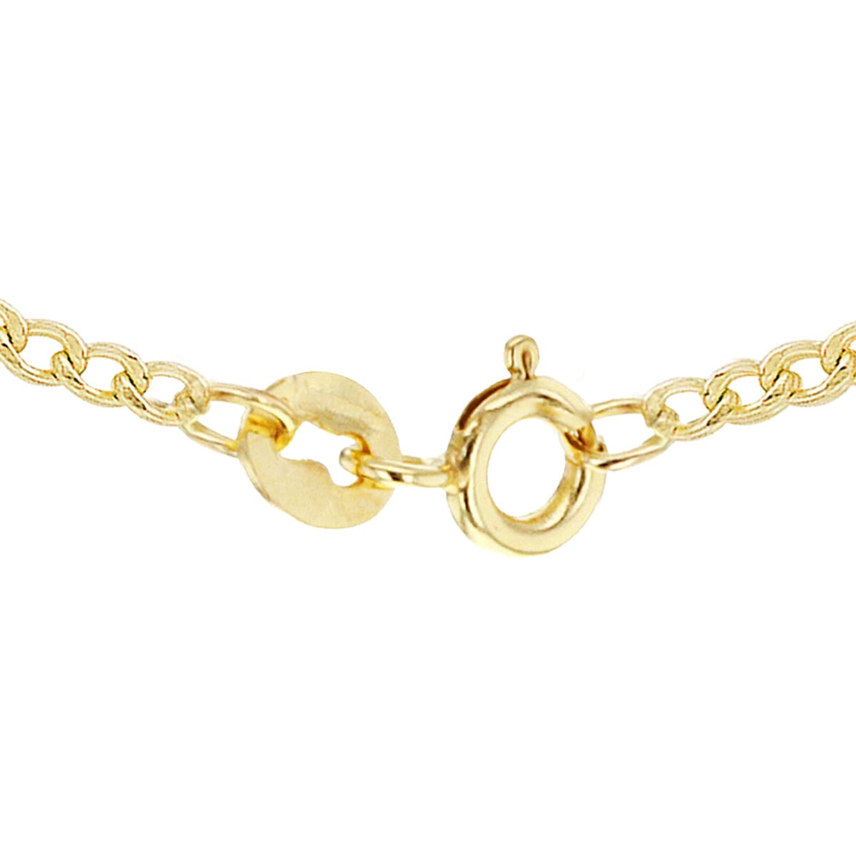 Flat Curb Chain Size 20 in 9K Yellow Gold 3593625 2