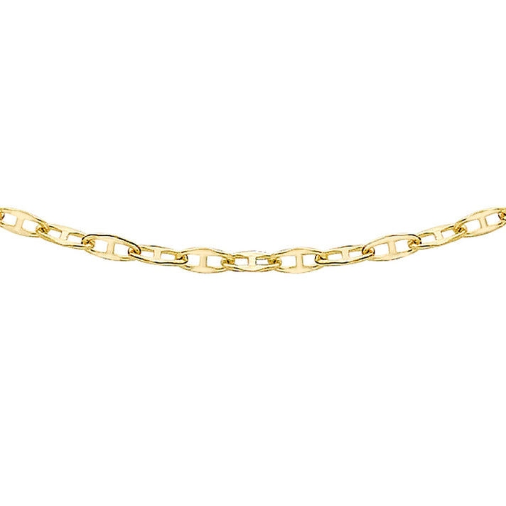 Flat Rambo Chain 16 Inch in 14K Yellow Gold 7576323 1