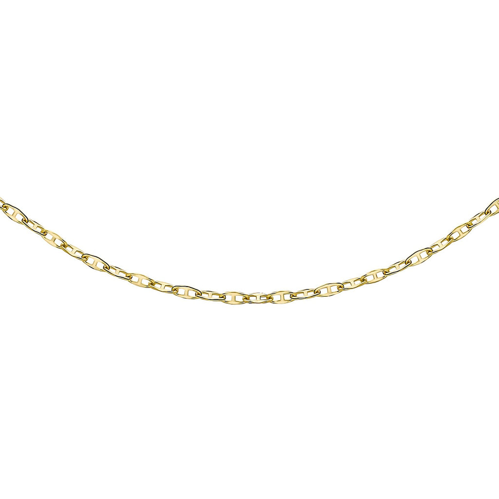 9K Yellow Gold  Chain (Size - 18),  Gold Wt. 0.78 Gms