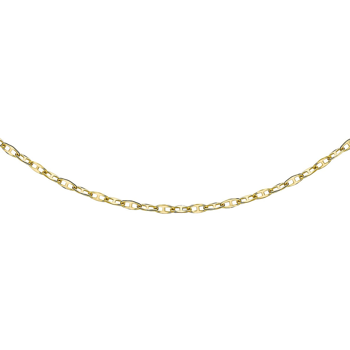 Flat Rambo Chain 18 Inch in 10K Yellow Gold 7570388 0