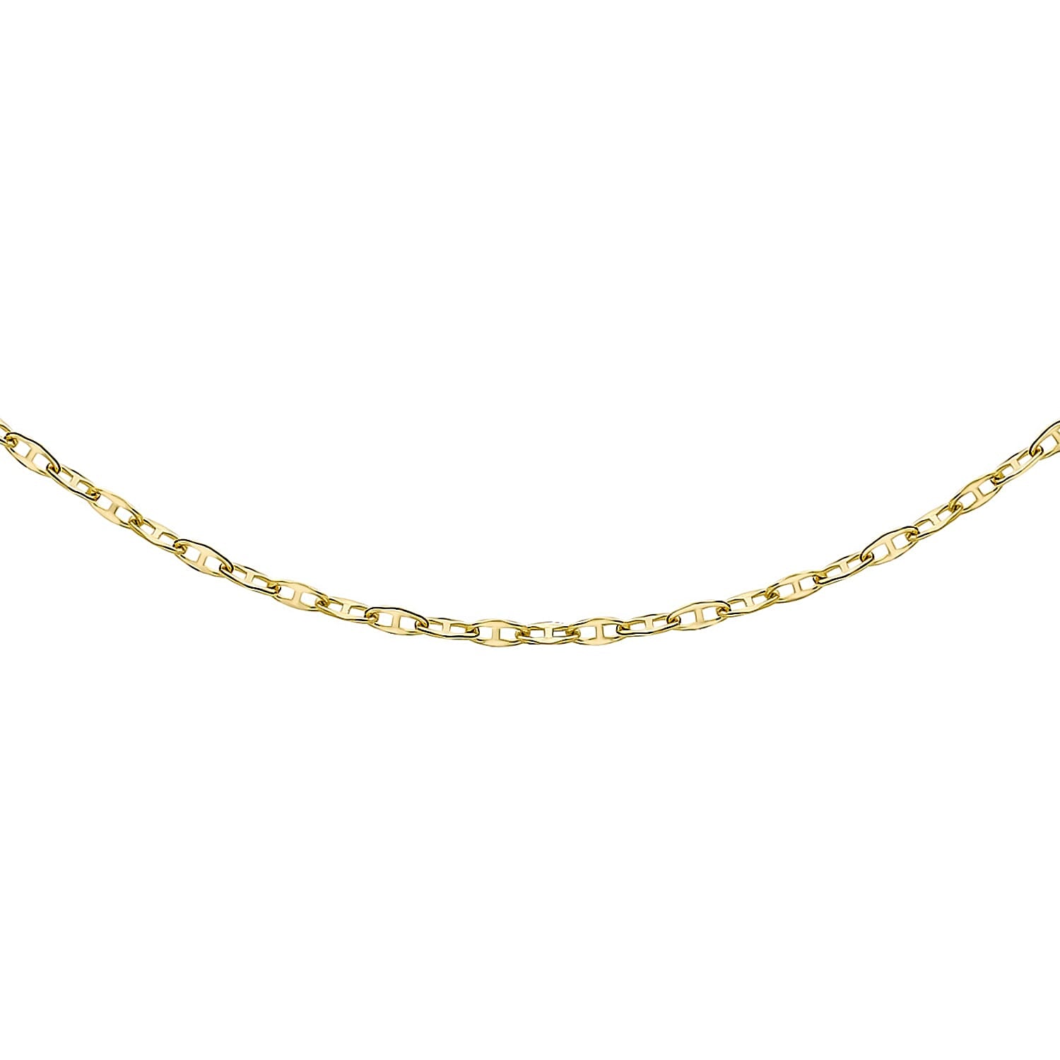 Flat Rambo Chain 18 Inch in 10K Yellow Gold 7570388 0