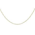 9K Yellow Gold  Chain (Size - 18),  Gold Wt. 0.78 Gms