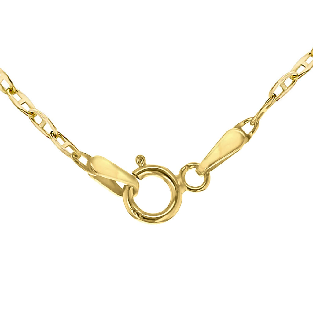 9K Yellow Gold  Chain (Size - 18),  Gold Wt. 0.78 Gms