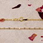 9K Yellow Gold  Chain (Size - 18),  Gold Wt. 0.78 Gms