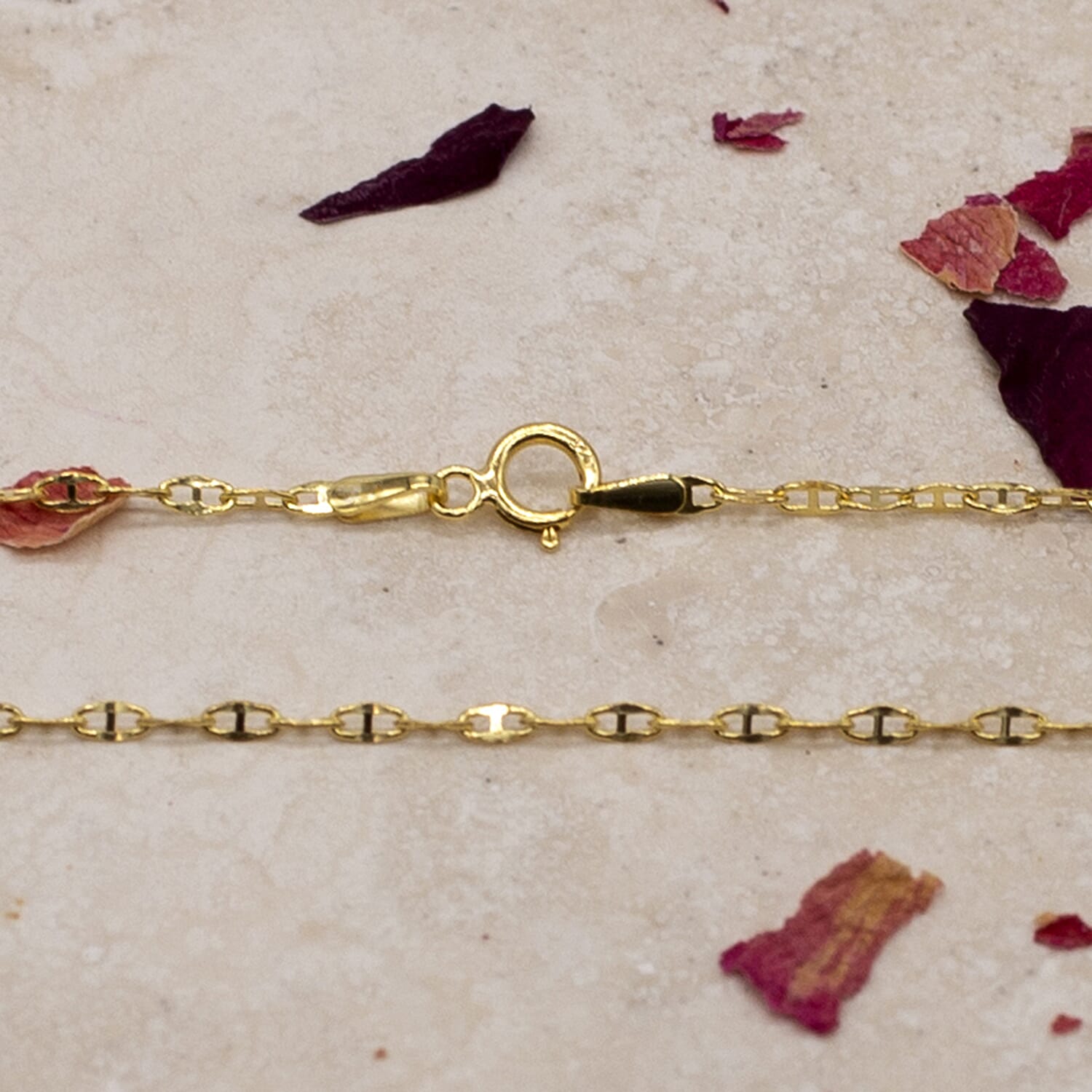 Flat Rambo Chain 18 Inch in 10K Yellow Gold 7570388 5