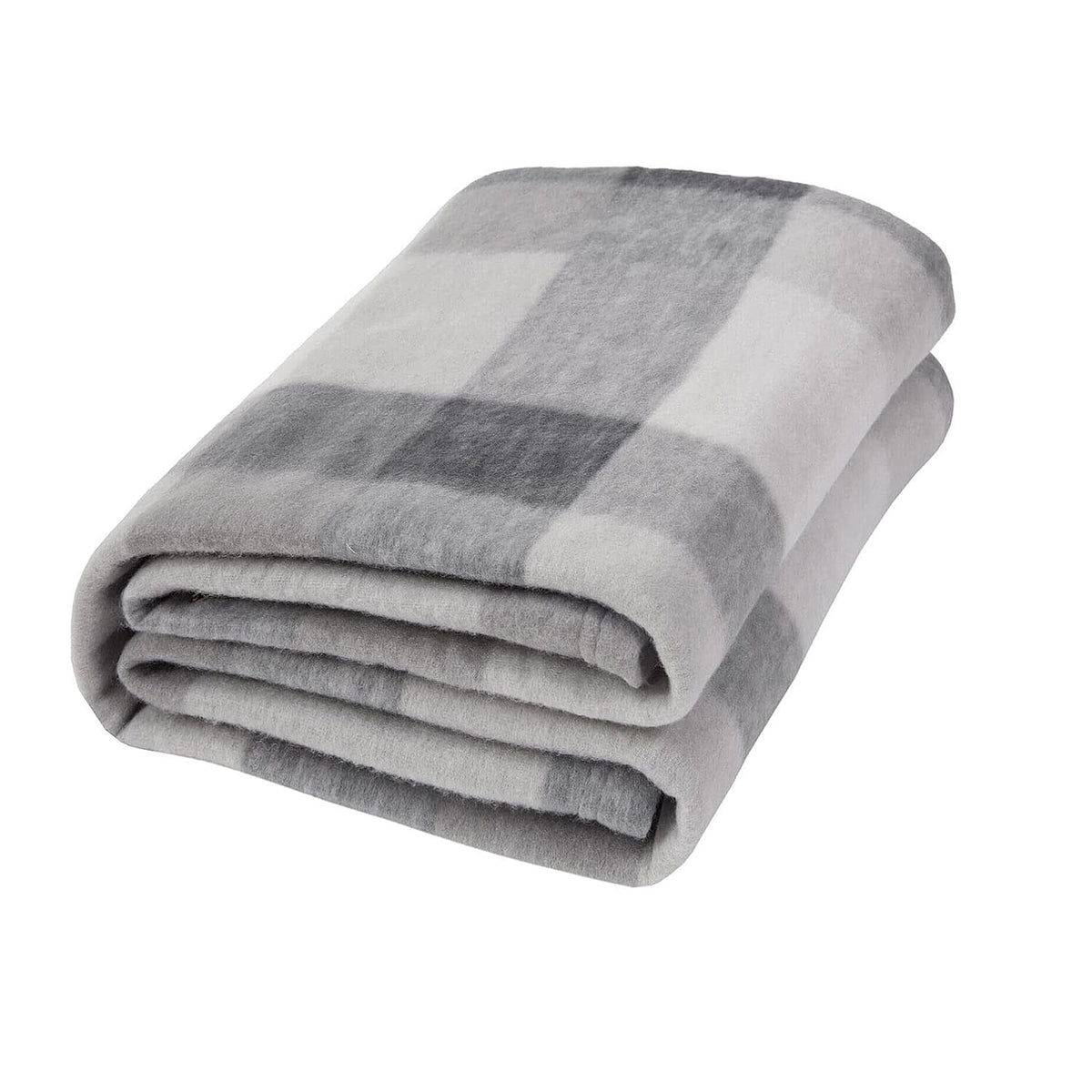 Polar Fleece Winter Check Throw V32666519 0