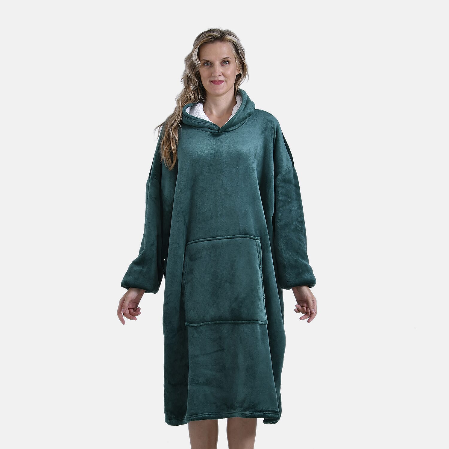 Fleece Hoodie Blanket - One Size 7825135 0
