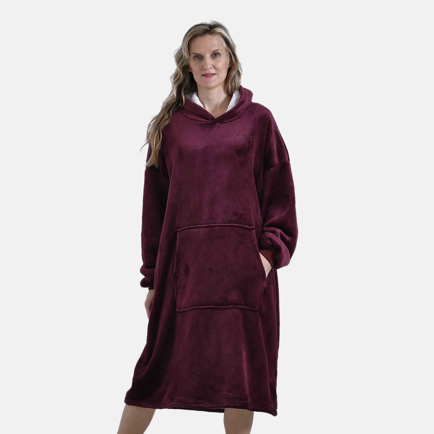 Fleece Hoodie Blanket - One Size V32528714 0