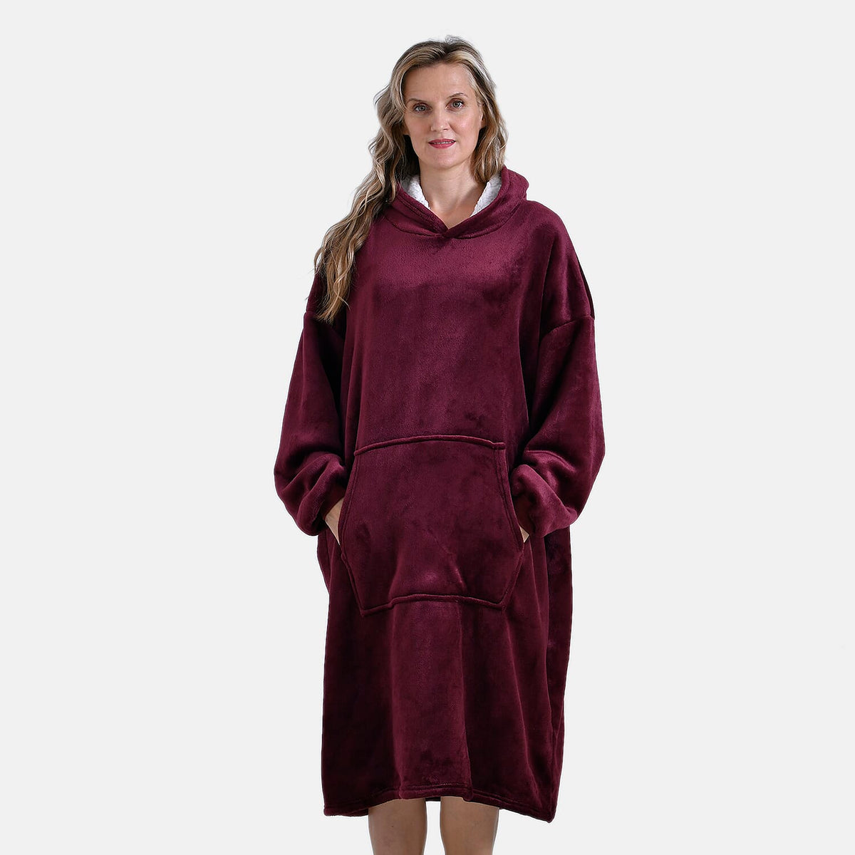 Fleece Hoodie Blanket - One Size V32528714 7