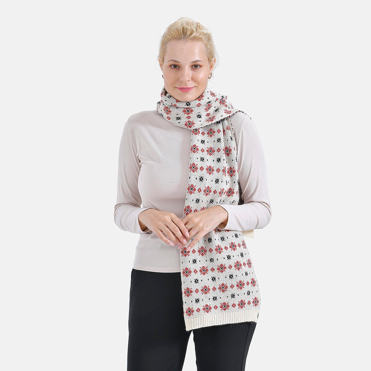 Christmas Snow Printed Scarf 7847521 13