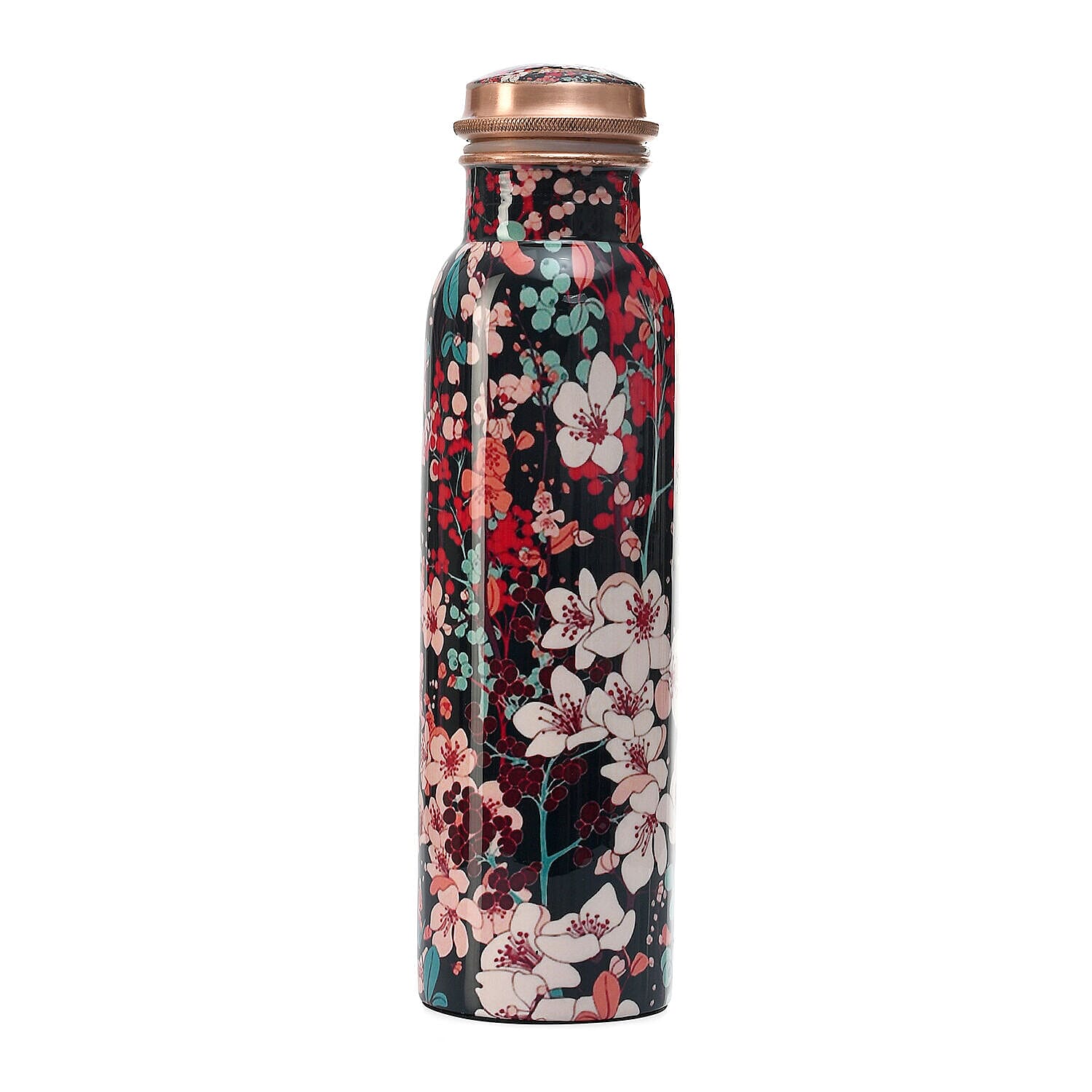 Floral Print 100% Leak Proof Copper Bottle 900ml - Floral 7155136 0