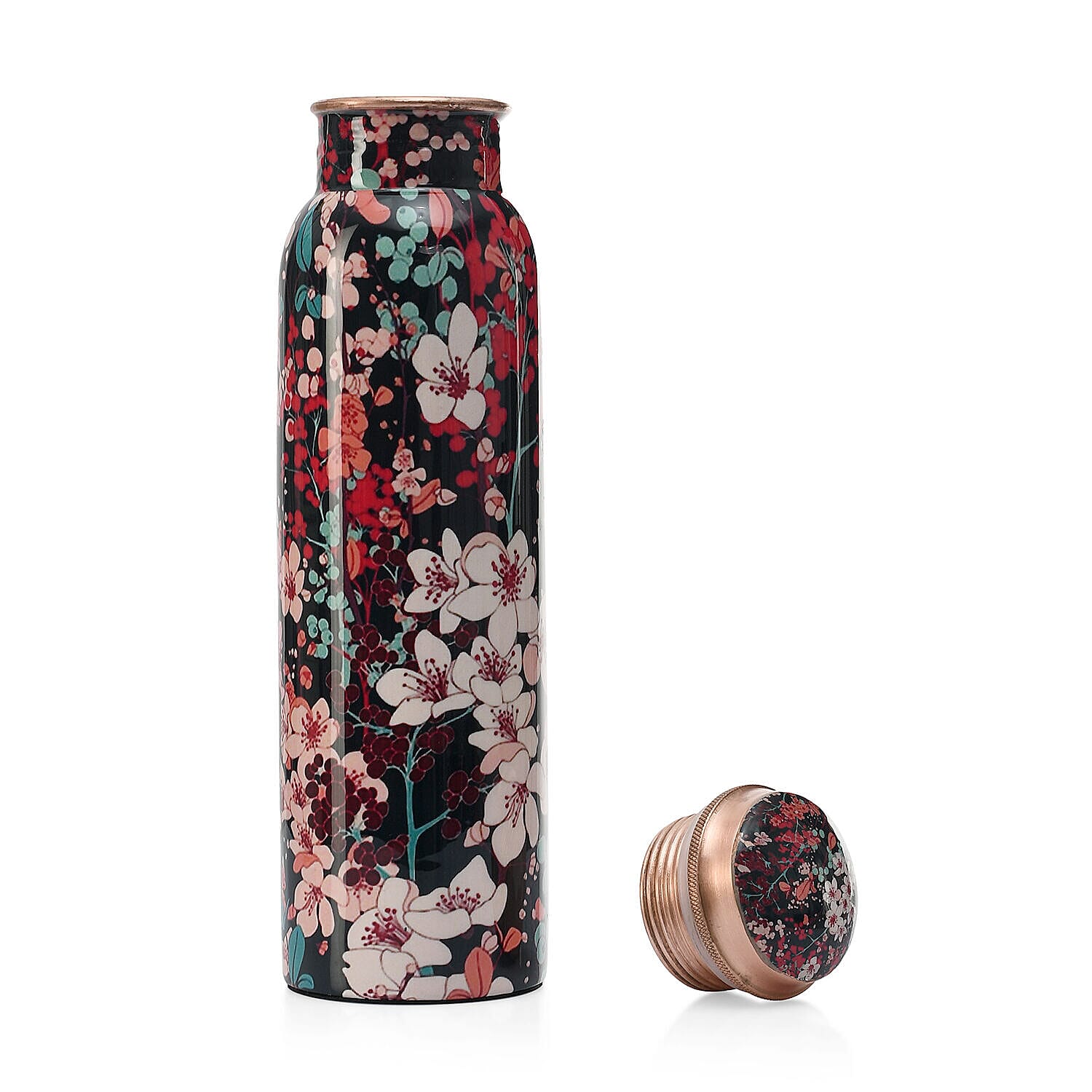 Floral Print 100% Leak Proof Copper Bottle 900ml - Floral 7155136 5