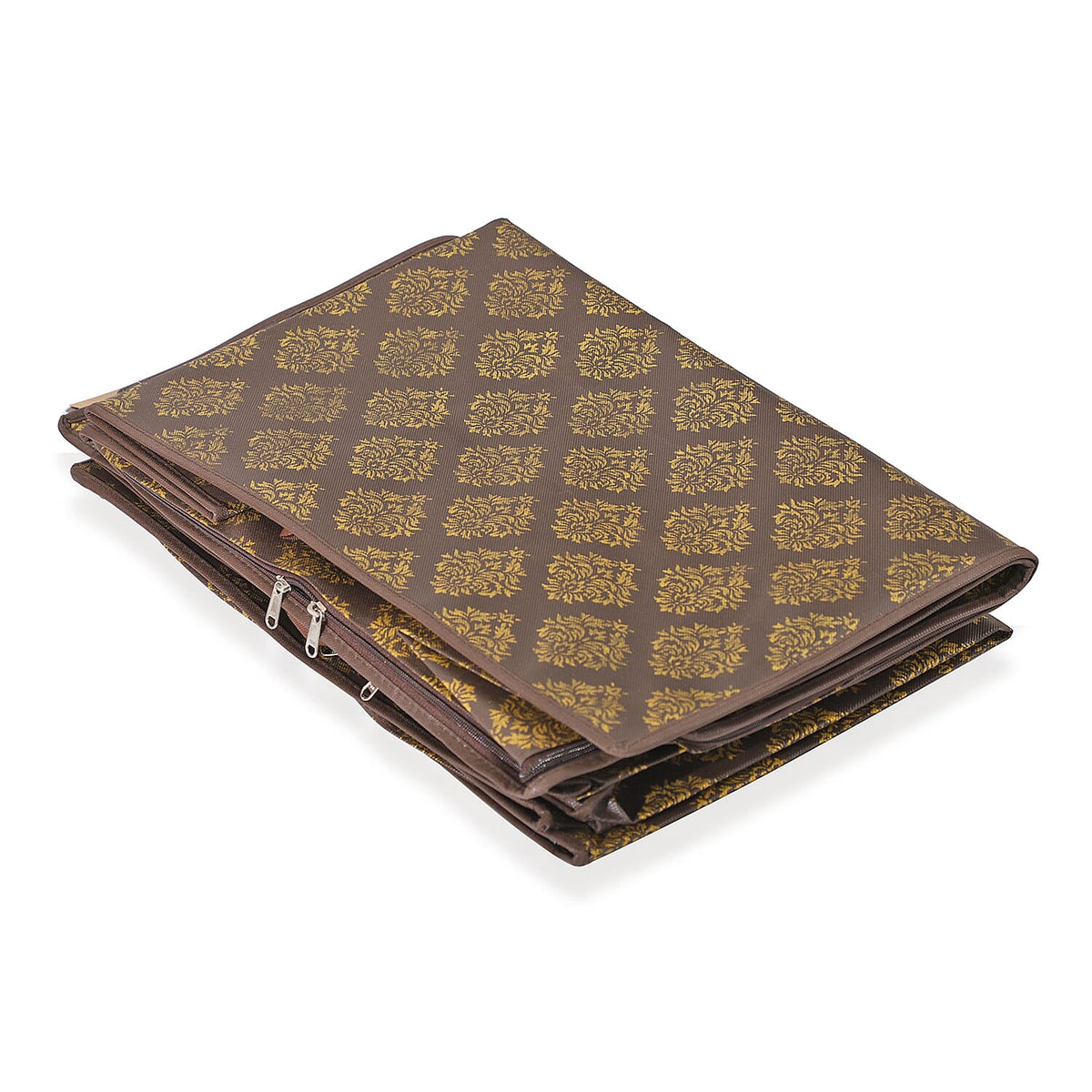 Set of 3 Storage Organisers With Transparent Viewing Window (60 x 30 x 45 cm) - Brown 8194208 6