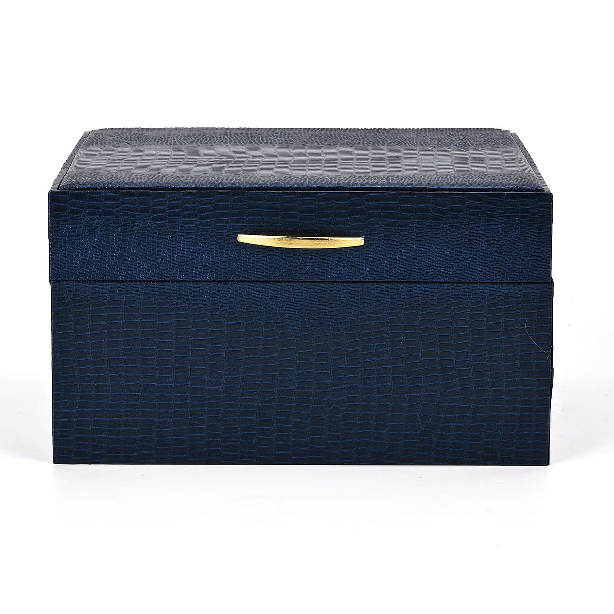 Faux Lizard Skin Pattern Leatherette 2-Layer Jewellery Organiser 7800868 3