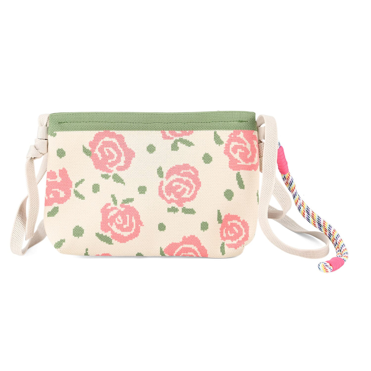 Designer-Inspired Flower Print Crossbody Bag - Floral V32519989 0