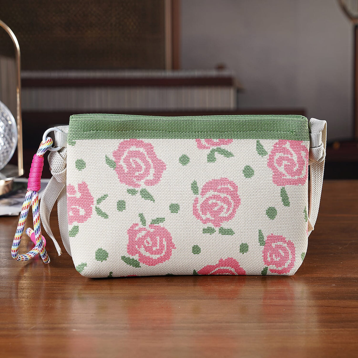 Designer-Inspired Flower Print Crossbody Bag - Floral V32519989 2