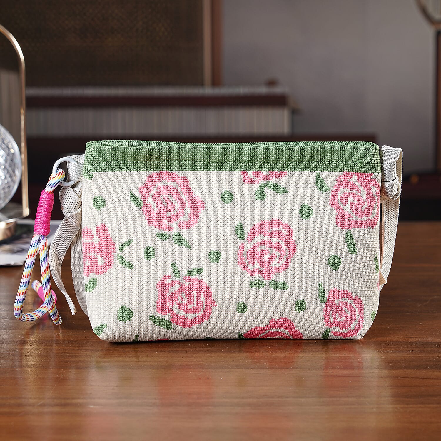 Designer-Inspired Flower Print Crossbody Bag - Floral V32519989 2