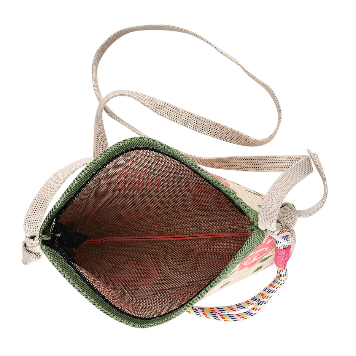 Designer-Inspired Flower Print Crossbody Bag - Floral V32519989 5
