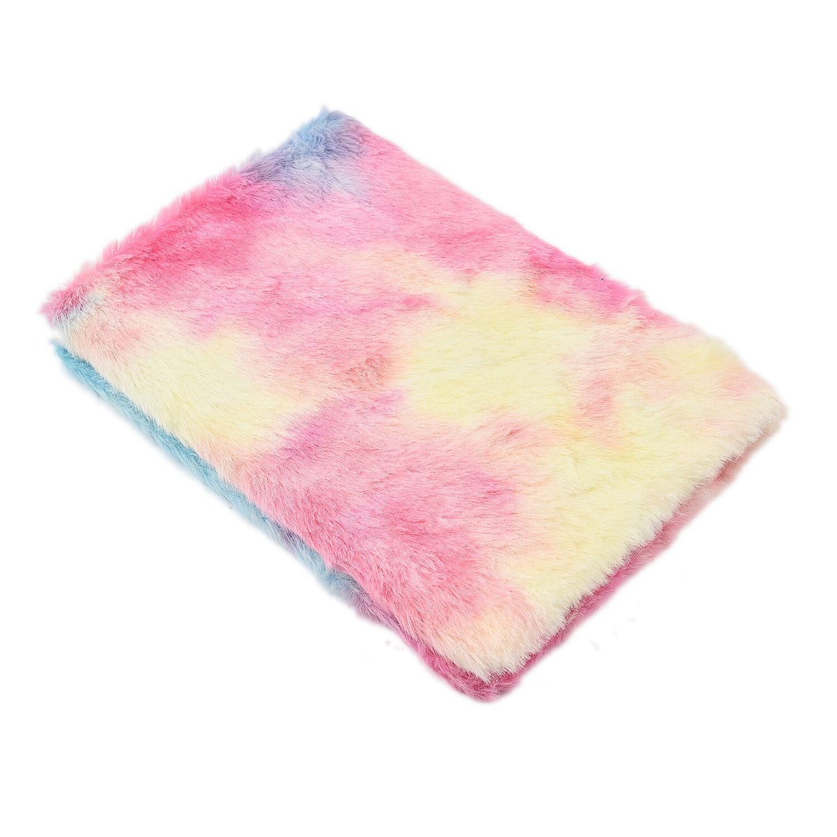 Fluffy Cover 3D Unicorn Pattern Notebook (80 Pages) - Yellow 7592114 3