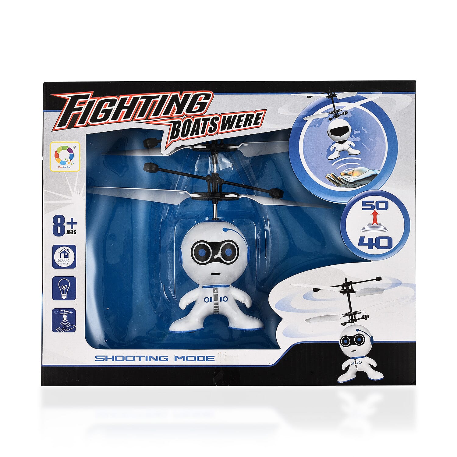 Flying Robot Toy with Colorful LED Light 7576156 0