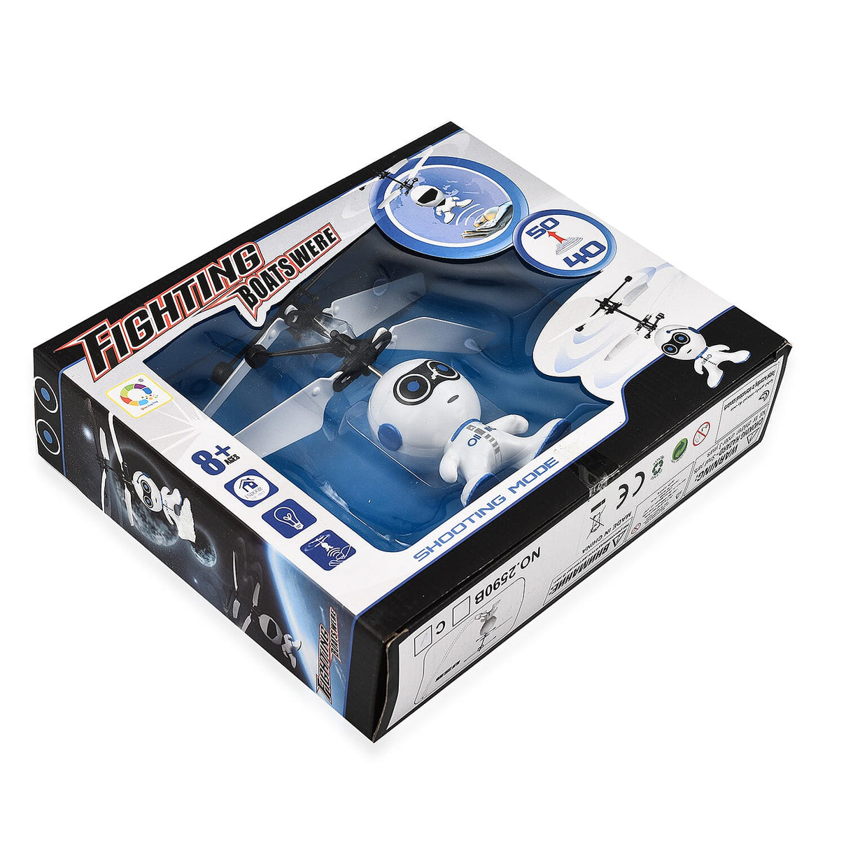 Flying Robot Toy with Colorful LED Light 7576156 1