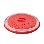 Foldable Microwave Pot, Fruit Basket or Colander (Size 26x7 cm) - Red