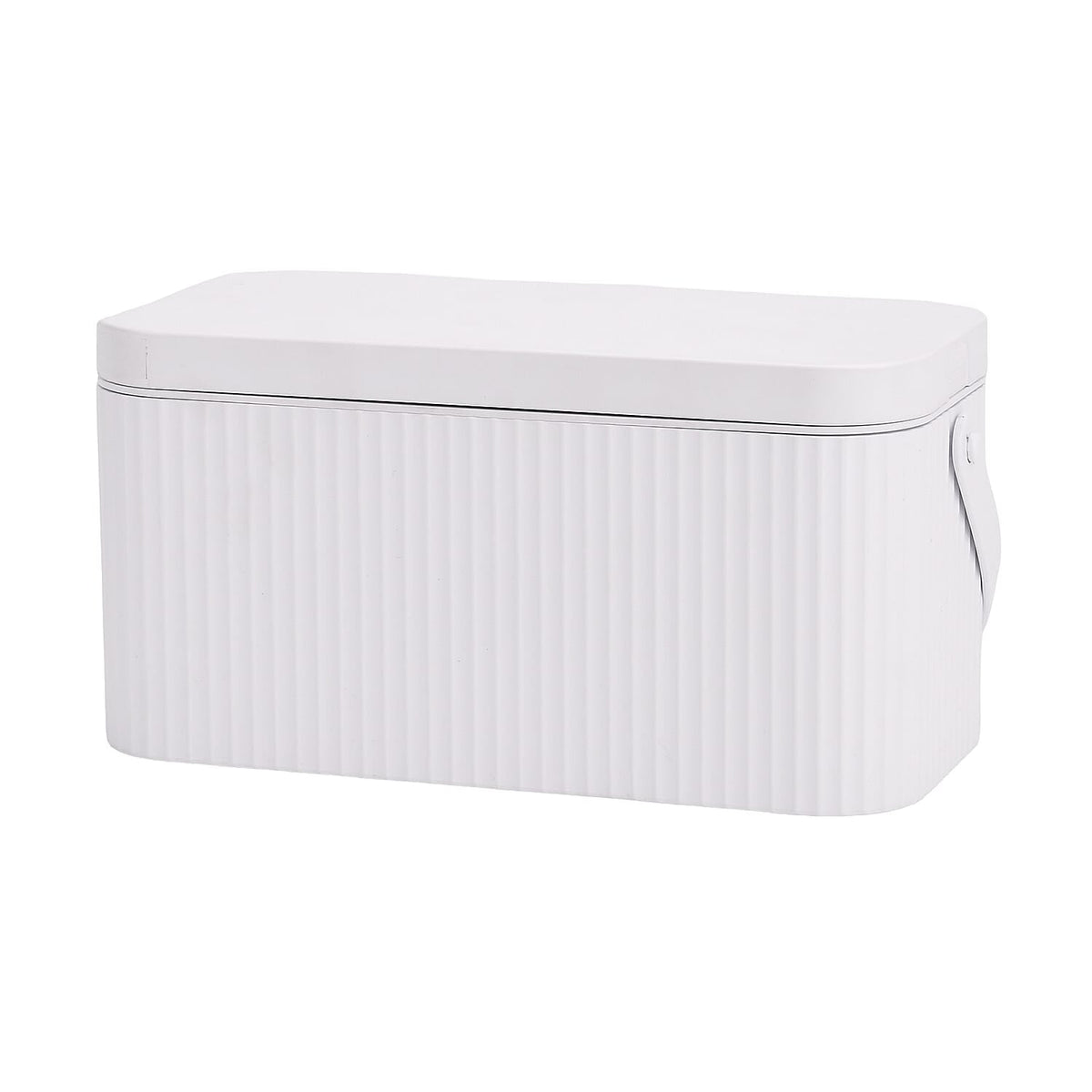 Foldable LED Cosmetic Mirror &amp; Storage Box with 900mAh Battery and USB Cable - White 8024257 7