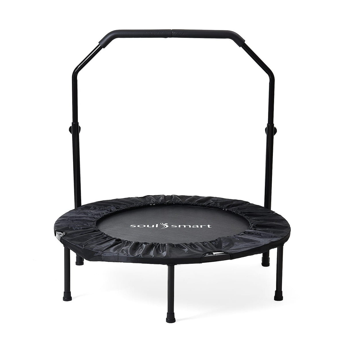 Foldable Trampoline (With Adjustable Handle Size) Maximum Weight Capacity 150kg- Black 3689881 0