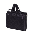 Foldable Travel Jewellery Storage Pouch with Hanging Hook in Black Colour