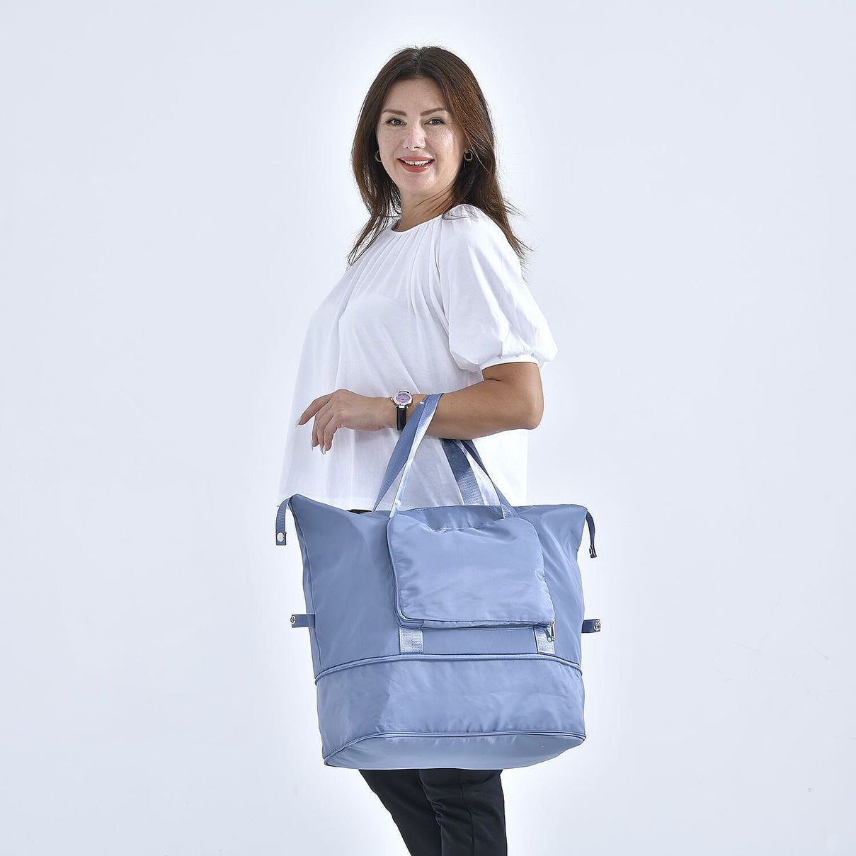 Foldable Waterproof Travel Bag - Blue 7011105 15