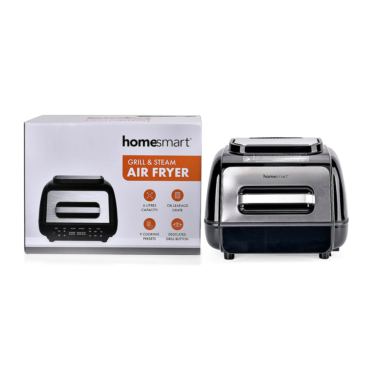 HomeSmart Steam and Grill Air-fryer 6L 7691353 17
