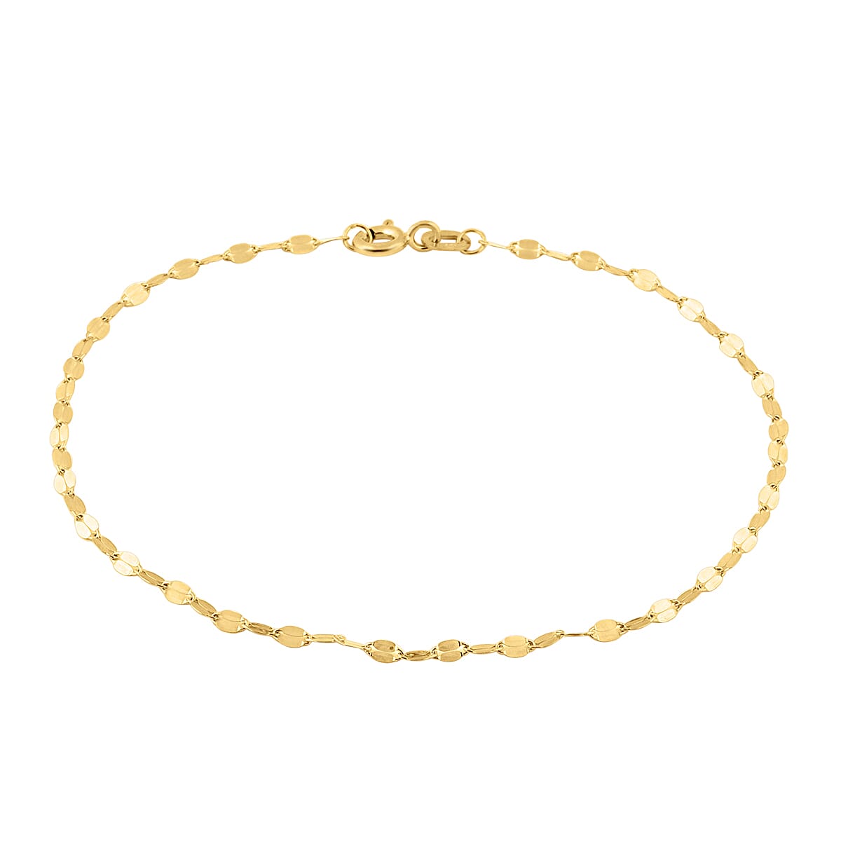 Forzatina Chain Bracelet in 9K Yellow Gold 7.25 Inch 3226773 0