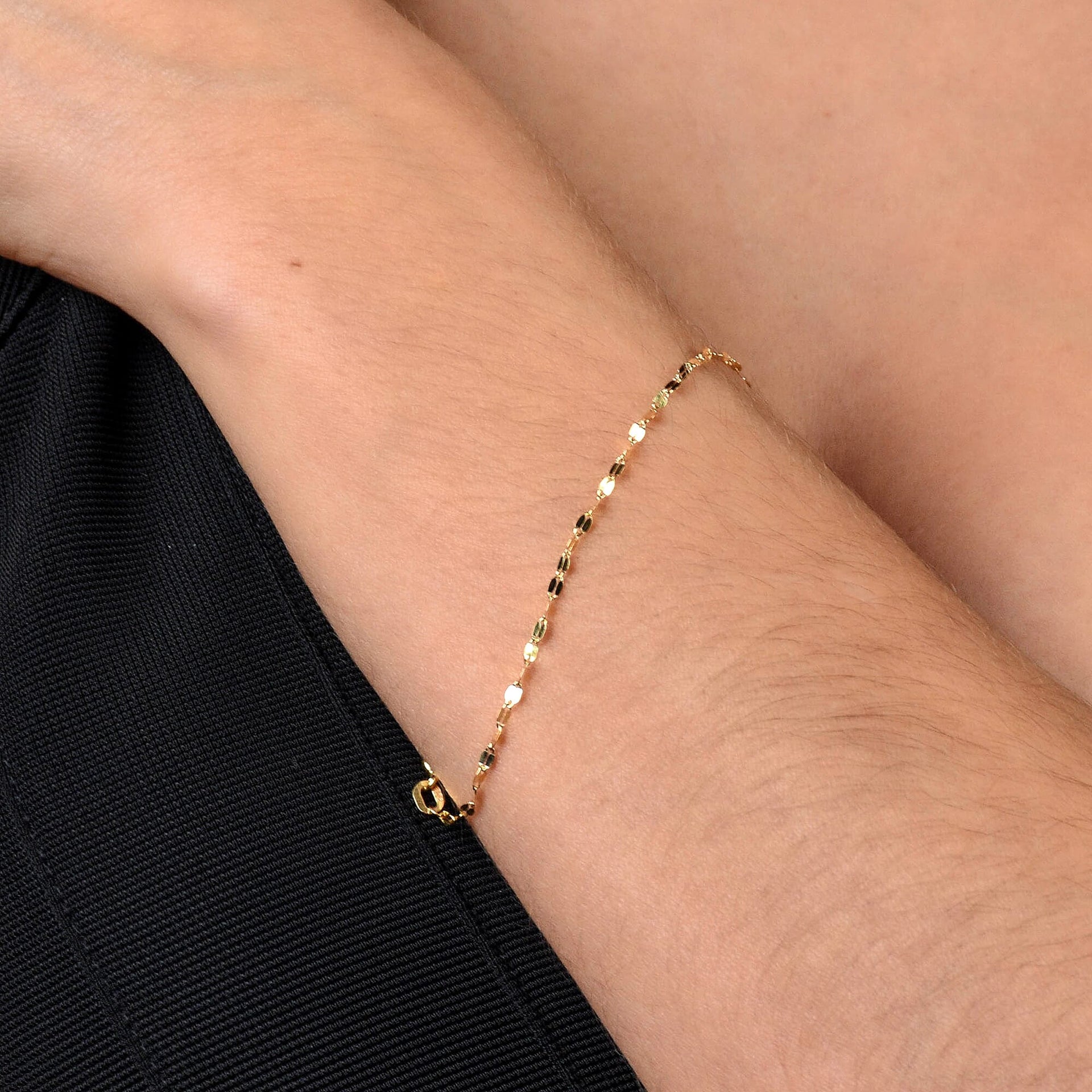Forzatina Chain Bracelet in 9K Yellow Gold 7.25 Inch 3226773 2