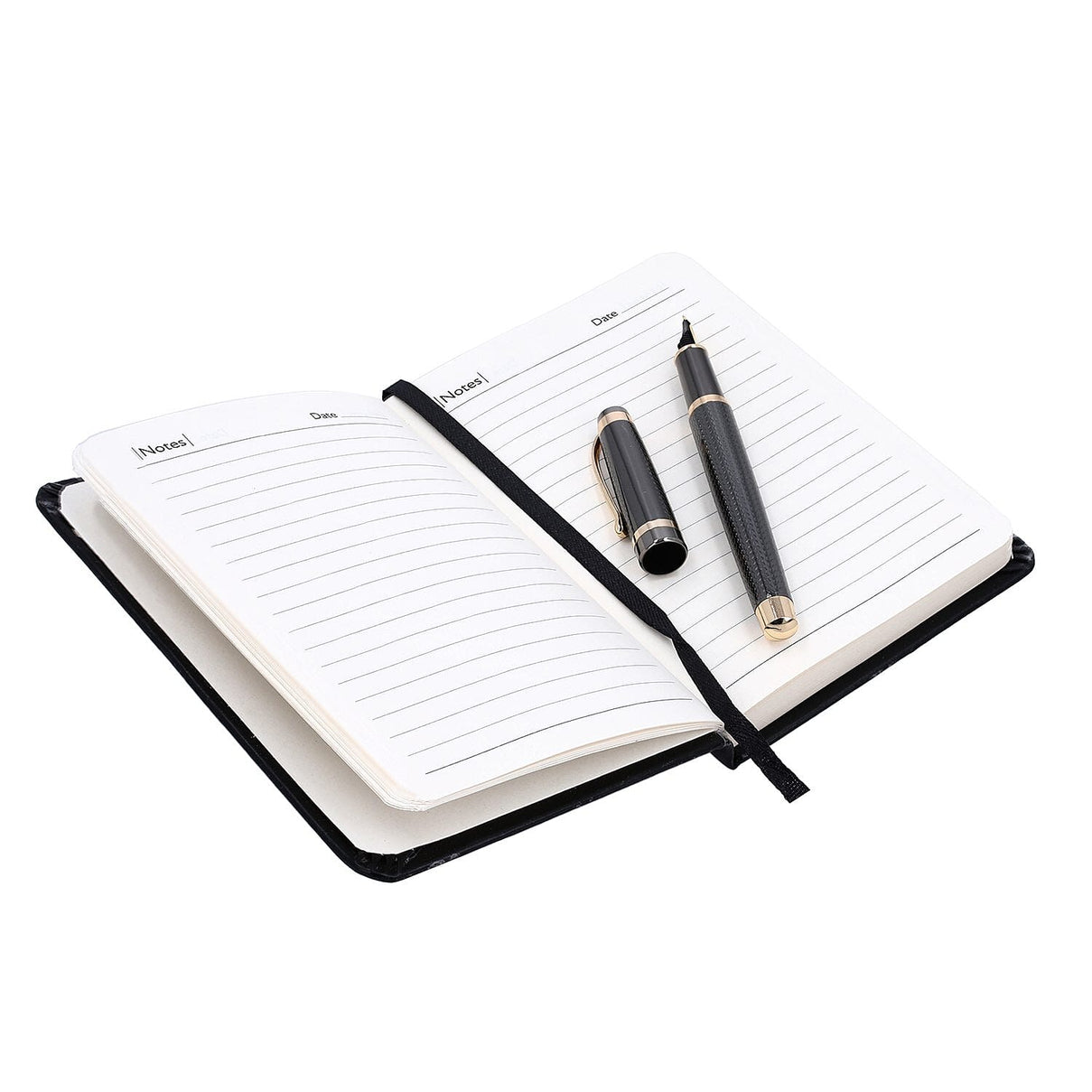 Black Fountain Pen with Diary Set with 2 Extra Refills 7168436 7